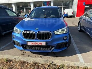 2018 BMW X1 18d xDrive II (F48), синий, 2300000 рублей, вид 2