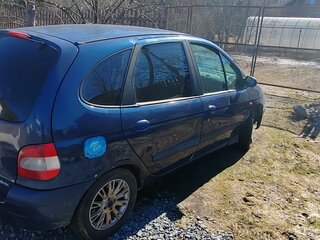 2001 Renault Scenic I Рестайлинг, синий, 215000 рублей, вид 2