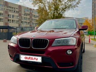 2013 BMW X3 20d xDrive II (F25), красный, 1950000 рублей, вид 3