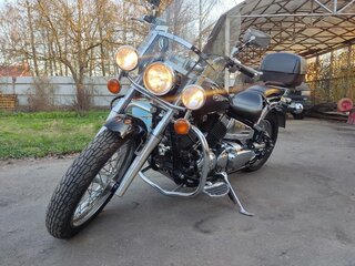 2005 Yamaha XVS650 Drag Star, чёрный, 600000 рублей, вид 2
