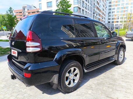 2008 Toyota Land Cruiser Prado 5-speed 120 Series Рестайлинг, чёрный, 2600000 рублей, вид 5