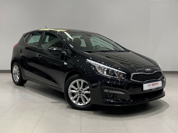 2015 Kia Ceed II Рестайлинг, чёрный - вид 2