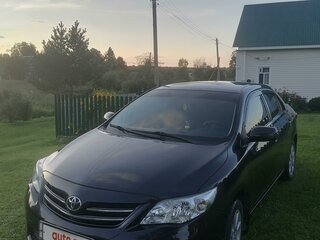 2012 Toyota Corolla X (E140, E150) Рестайлинг, чёрный, 900000 рублей, вид 1