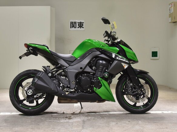 2013 Kawasaki Z 1000, зелёный - вид 4