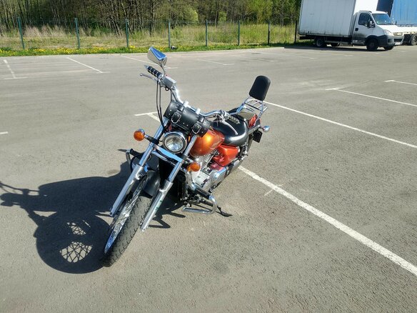 2012 Honda Shadow 750, оранжевый, 570000 рублей - вид 16