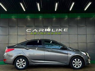 2014 Hyundai Solaris I Рестайлинг, серый, 769000 рублей, вид 4