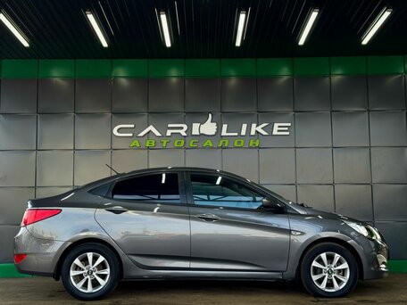 2014 Hyundai Solaris I Рестайлинг, серый, 769000 рублей, вид 4