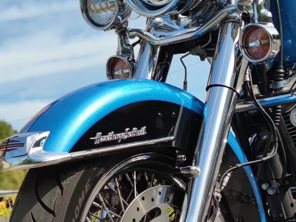 2011 Harley-Davidson Heritage, синий, 1100000 рублей - вид 6