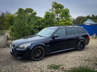 2008 BMW 5 серии 525d V (E60/E61) Рестайлинг, синий, 2700000 рублей, вид 4