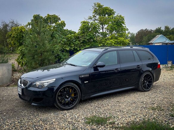 2008 BMW 5 серии 525d V (E60/E61) Рестайлинг, синий, 2700000 рублей - вид 3