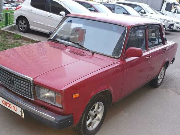 2007 Lada (ВАЗ) 2107, пурпурный - вид 1