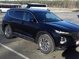 2019 Hyundai Santa Fe IV, чёрный, 3500000 рублей, вид 2