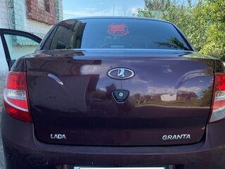 2013 Lada (ВАЗ) Granta I, пурпурный, 370000 рублей, вид 3