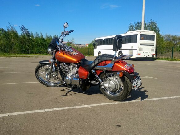 2012 Honda Shadow 750, оранжевый, 570000 рублей - вид 15