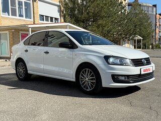 2019 Volkswagen Polo V Рестайлинг, белый, 1250000 рублей, вид 2