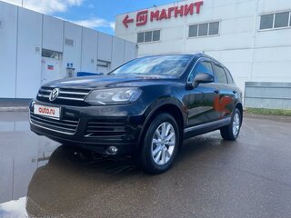 2012 Volkswagen Touareg II, чёрный, 2570000 рублей, вид 1