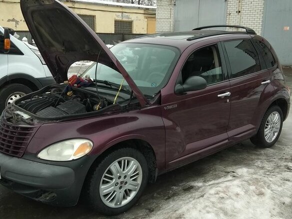 2002 Chrysler PT Cruiser, пурпурный