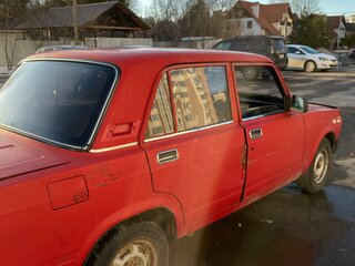 1997 Lada (ВАЗ) 2107, красный, 99999 рублей, вид 3