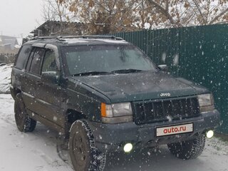 1998 Jeep Grand Cherokee I (ZJ) Рестайлинг, зелёный, 1000000 рублей, вид 2