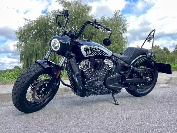 2022 Indian Scout, чёрный, 1163196 рублей - вид 7