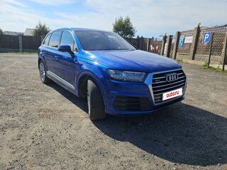 2016 Audi Q7 II (4M), синий, 3600000 рублей, вид 4