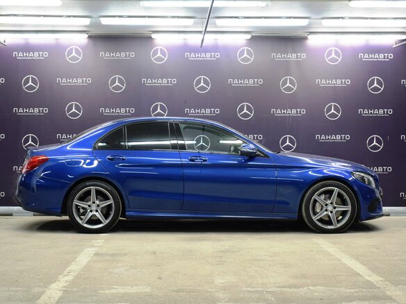 2016 Mercedes-Benz C-Класс 180 IV (W205), синий - вид 3