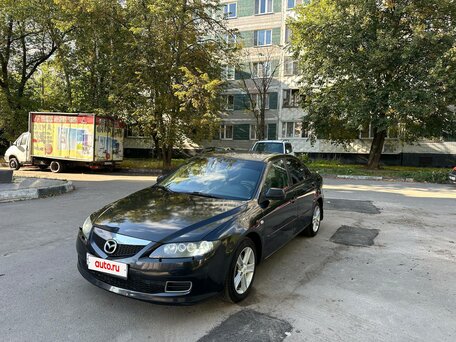 2006 Mazda 6 I (GG) Рестайлинг, чёрный, 350000 рублей, вид 3