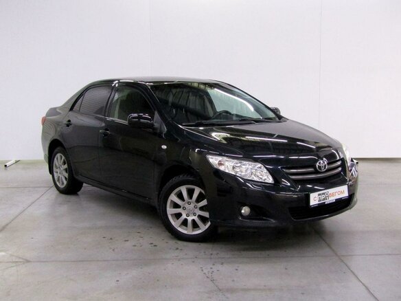 2008 Toyota Corolla AMT X (E140, E150), чёрный