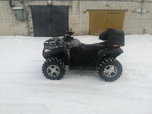 2012 CFMoto CF600-X6, серый - вид 6