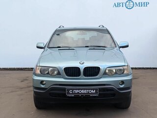 2002 BMW X5 3.0i I (E53), синий, 589000 рублей, вид 2