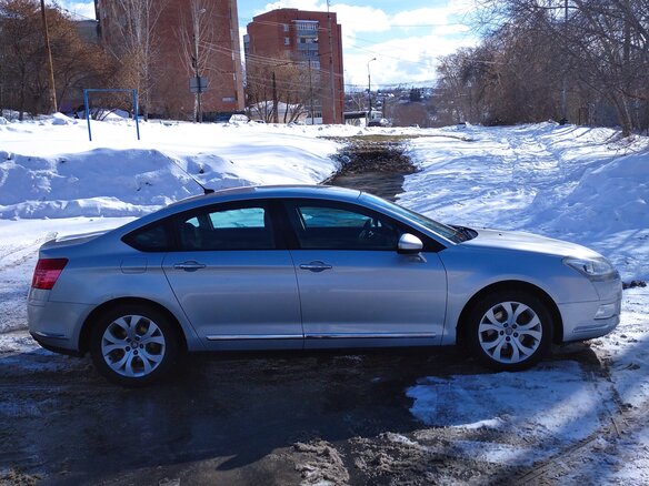 2010 Citroen C5 II, серебристый - вид 4