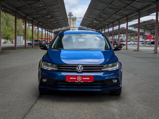 2018 Volkswagen Jetta VI Рестайлинг, синий, 1199500 рублей, вид 3
