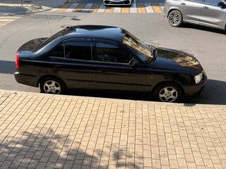 2008 Hyundai Accent ТагАЗ II, чёрный, 425000 рублей, вид 3