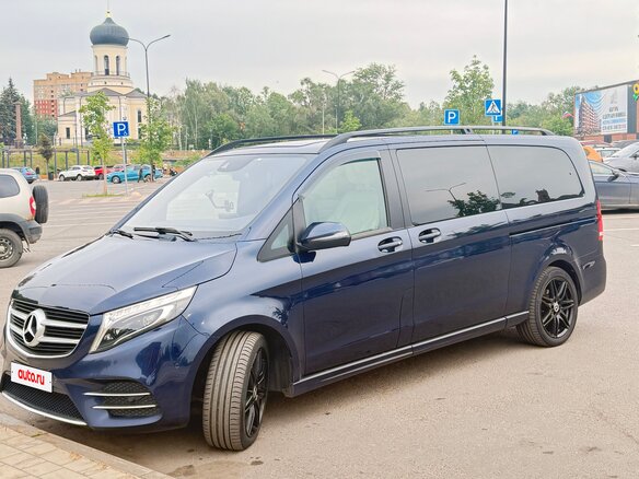 2019 Mercedes-Benz V-Класс 250 d экстра длинный III (W447) Рестайлинг, синий