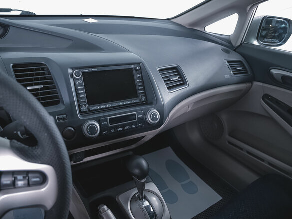 2007 Honda Civic Hybrid VIII, серебристый - вид 11