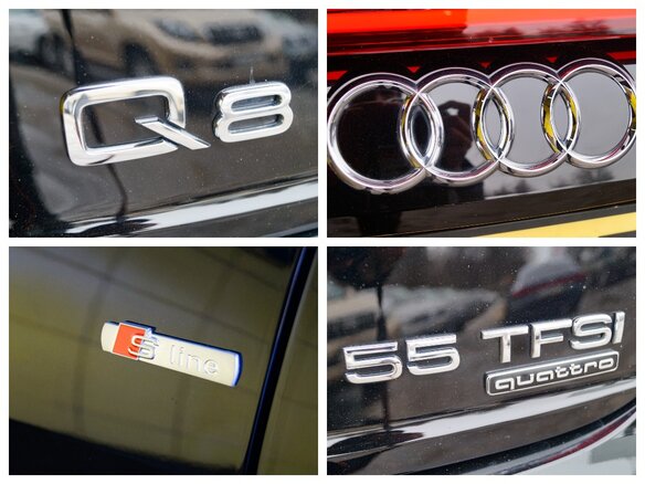 2019 Audi Q8 55 TFSI I (4M), чёрный - вид 18