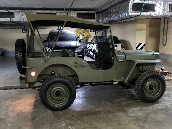 1942 Willys MB, зелёный