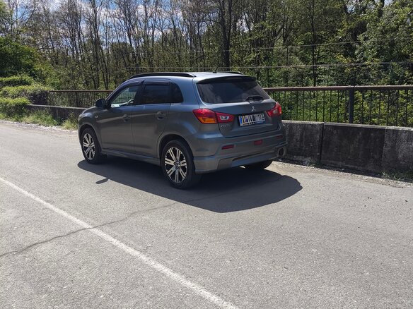 2014 Mitsubishi ASX I Рестайлинг, серый, 1250000 рублей - вид 3