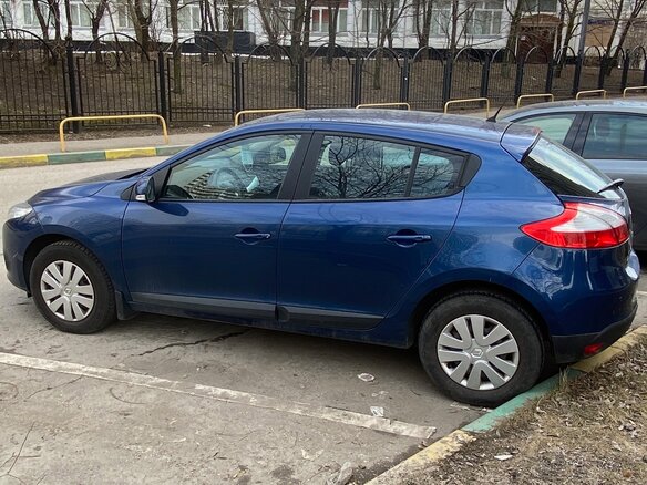 2012 Renault Megane III, синий - вид 1