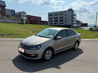 2016 Volkswagen Polo V Рестайлинг, бежевый, 1200000 рублей, вид 1