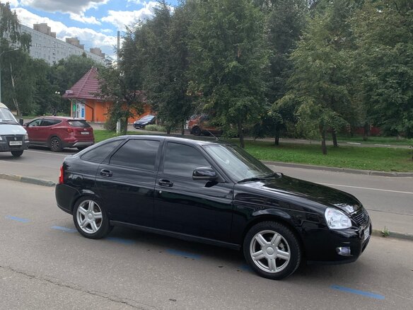 2011 Lada (ВАЗ) Priora I, чёрный, 417000 рублей - вид 9