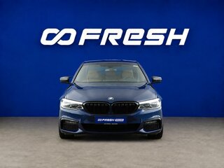 2018 BMW 5 серии 530d xDrive VII (G30/G31/G38), синий, 3449097 рублей, вид 3