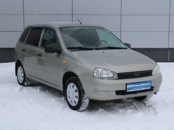 2012 Lada (ВАЗ) Kalina I, бежевый - вид 9