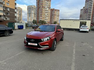 2018 Lada (ВАЗ) Vesta I, красный, 960000 рублей, вид 3
