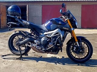 2015 Yamaha MT-09 (FZ-09), синий, 630000 рублей, вид 1