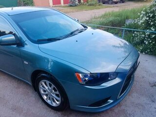 2011 Mitsubishi Lancer X Рестайлинг, зелёный, 1300000 рублей, вид 3