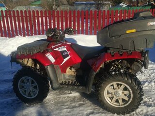 2012 Polaris Sportsman 850, красный, 730000 рублей, вид 3