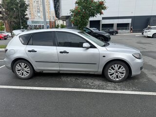 2006 Mazda 3 I (BK) Рестайлинг, серебристый, 440000 рублей, вид 3