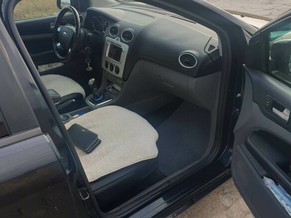 2008 Ford Focus II Рестайлинг, чёрный - вид 5