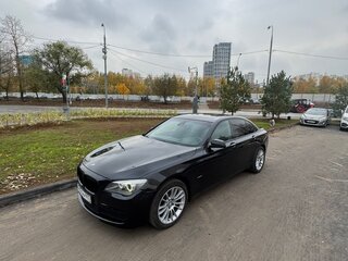2010 BMW 7 серии 740d V (F01/F02/F04), чёрный, 1600000 рублей, вид 1